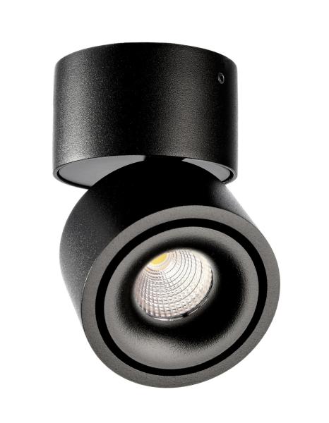 Deckenaufbauleuchte - Uni 2 Mini, Tilt, 11,3 W, DIM, 2700 K, Schwarz