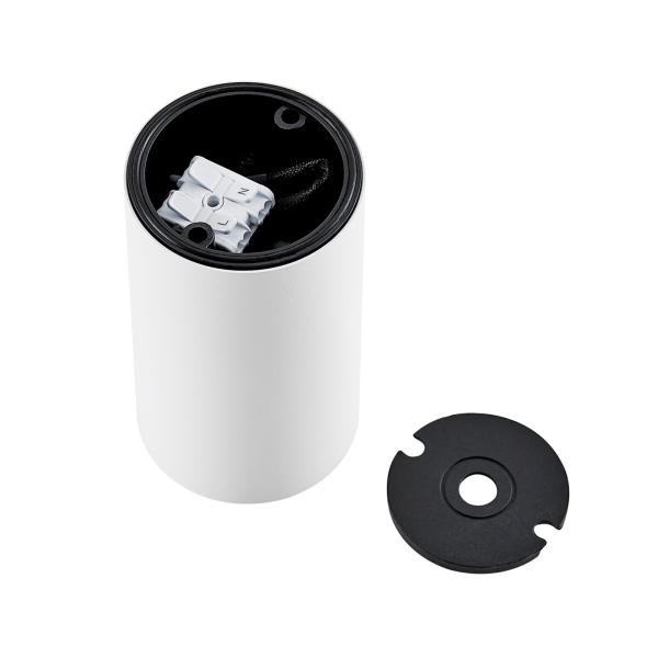 Deckenaufbauleuchte - Can IP44, 1x 7,5 W GU10, Weiß