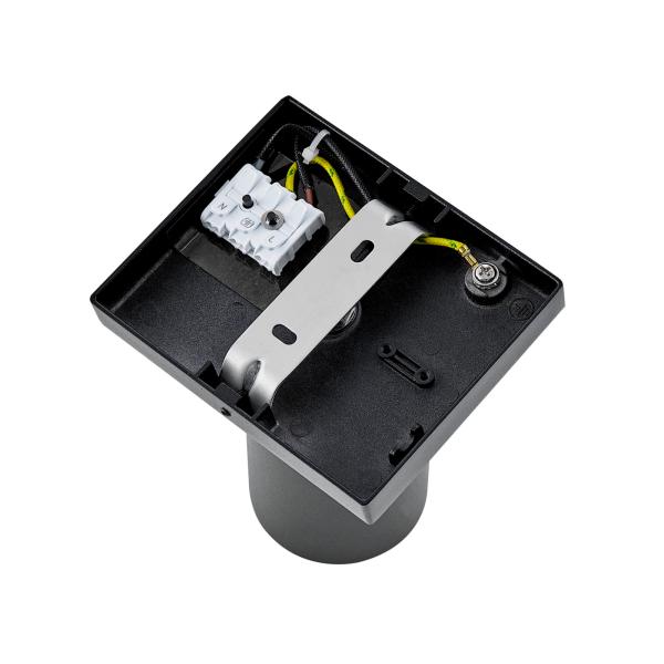 Deckenaufbauleuchte - Can Tilt Square, 1x 7,5 W GU10, Schwarz