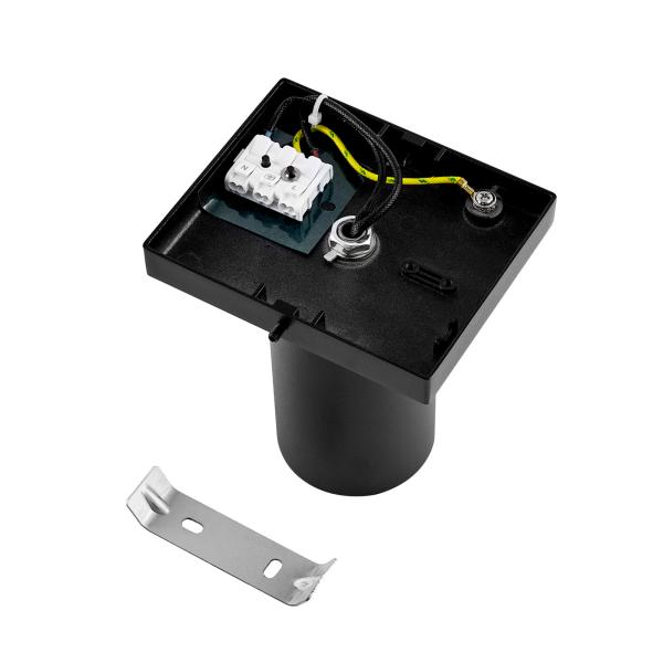 Deckenaufbauleuchte - Can Tilt Square, 1x 7,5 W GU10, Schwarz