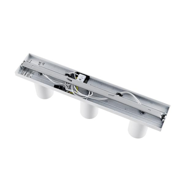 Deckenaufbauleuchte - Can Tilt Square, 3x 7,5 W GU10, Weiß