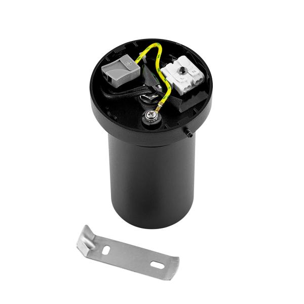 Deckenaufbauleuchte - Can Tilt Round, 1x 7,5 W GU10, Schwarz