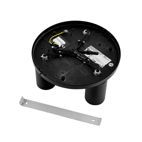 Deckenaufbauleuchte - Can Tilt Round, 3x 7,5 W GU10, Schwarz