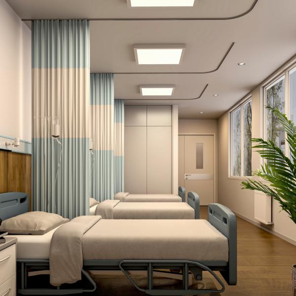 Deckenaufbauleuchte - Pro Office Sano 625, 35W, DIM, 3000/4000K, weiß