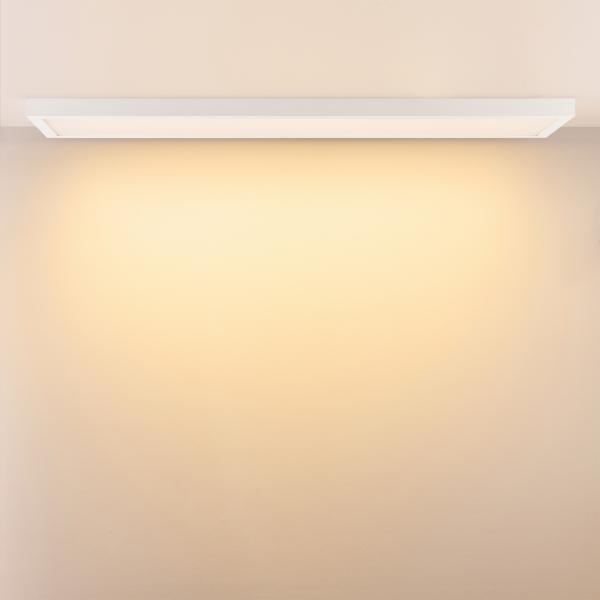 Deckenaufbauleuchte - Pro Office Sano 1525, 43W, DIM, 3000/4000K, weiß