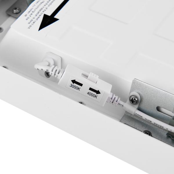 Deckenaufbauleuchte - Pro Office Sano 625, 35W, DALI, 3000/4000K, weiß