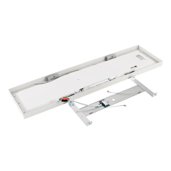 Deckenaufbauleuchte - Pro Office Sano 1225, 34W, DALI, 3000/4000K, weiß