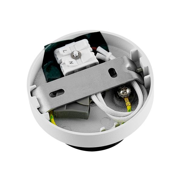 Deckenaufbauleuchte - Can Tilt Round Base, 1x 7,5 W GU10, Weiß