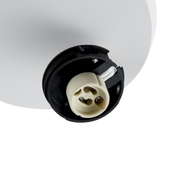 Deckenaufbauleuchte - Can Tilt Round Base, 2x 7,5 W GU10, Weiß