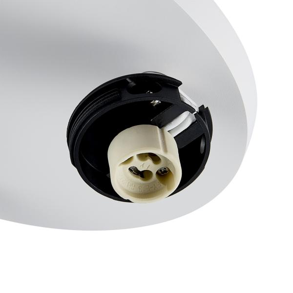 Deckenaufbauleuchte - Can Tilt Round Base, 3x 7,5 W GU10, Weiß