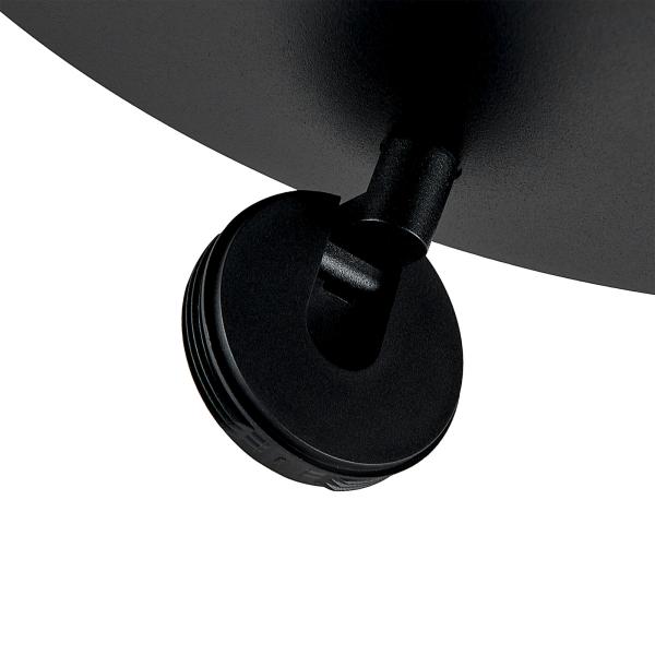 Deckenaufbauleuchte - Can Tilt Round Base, 3x 7,5 W GU10, Schwarz