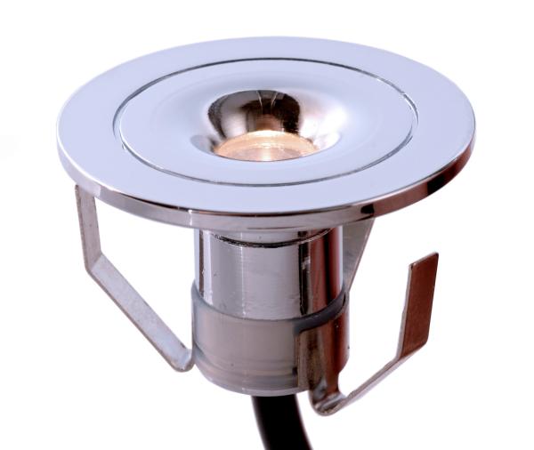 Downlight - Punto Lumi, 1 W, 3000 K, Silber