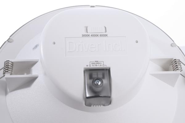Downlight - Acrux 195 mm, 26 W, DIM, 3000/4000/6000 K, Silber