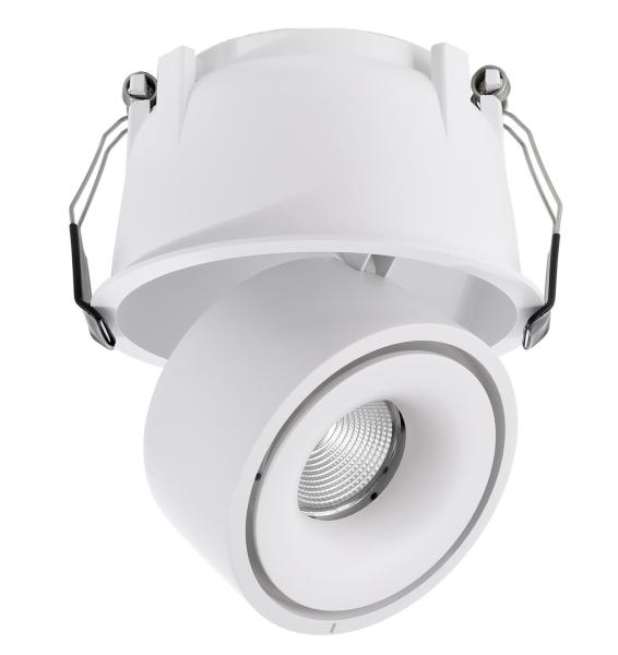 Einbaustrahler - Uni 2 Tilt, 12 W, 3000 K, Weiß