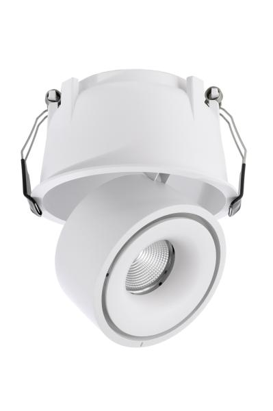 Einbaustrahler - Uni 2 Tilt, 12 W, 3000 K, Weiß