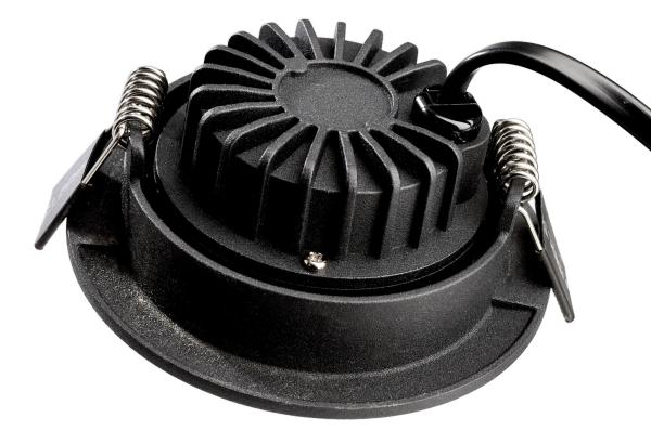 Einbaustrahler - Dione, 8,5 W, DIM, 4000 K, Schwarz