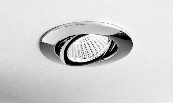 Einbaustrahler - Dione, 8,5 W, DTW, 1800-3000 K, Silber Chrom