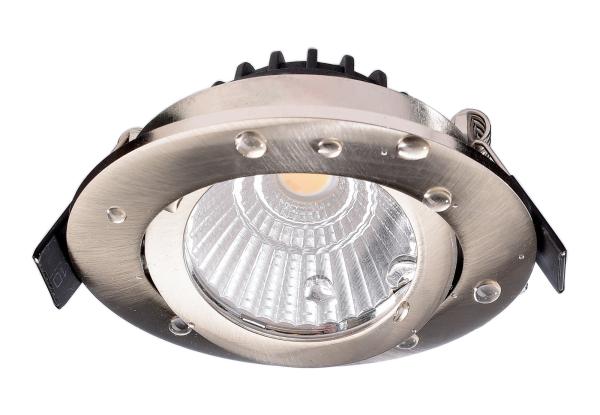 Einbaustrahler - Dione IP44 DTW, 8,5 W, DIM, 1800/3000 K, Nickel