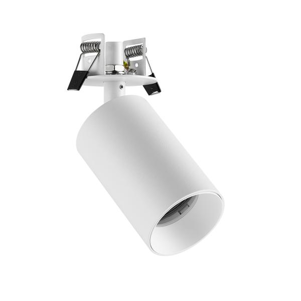 Einbaustrahler - Can Tilt Round, 1x 7,5 W GU10, Weiß