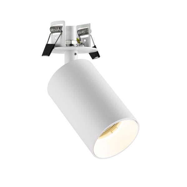 Einbaustrahler - Can Tilt Round, 1x 7,5 W GU10, Weiß