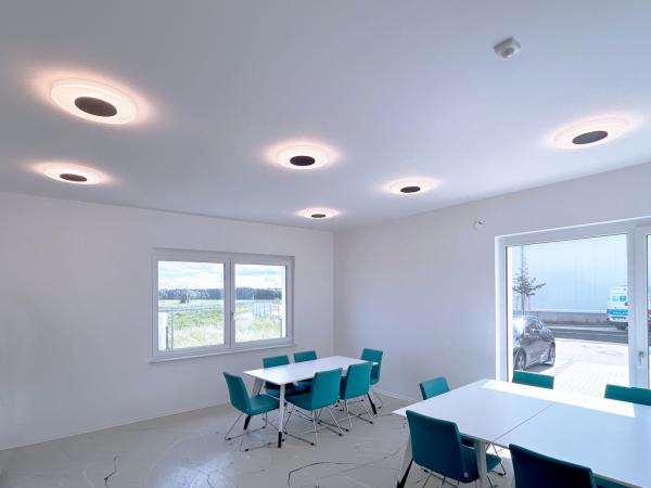 Deckenaufbauleuchte - Set, Zaniah 290 mm, 12 W, DIM, 3000 K, Cover Rot