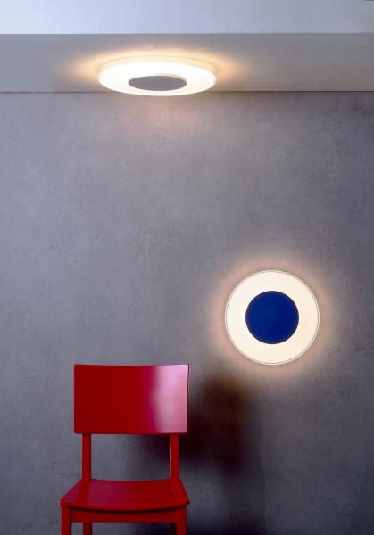 Deckenaufbauleuchte - Set, Zaniah 370 mm, 18 W, DIM, 3000 K, Cover Grau