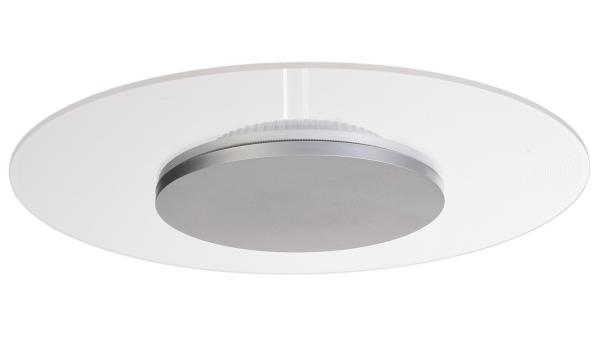 Deckenaufbauleuchte - Set, Zaniah 420 mm, 24 W, DIM, 3000 K, Cover Silber