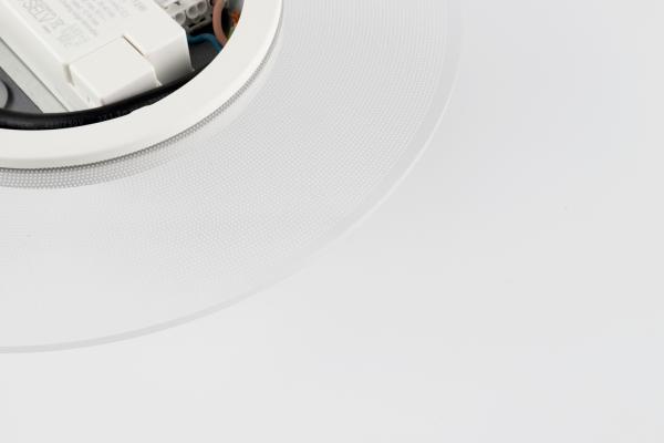 Deckenaufbauleuchte - Set, Zaniah 420 mm, 24 W, DIM, 3000 K, Cover Weiß