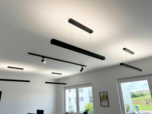 Pendelleuchte - Set, D Profession Up and Down, 60 W, DALI, 4000 K, Silber