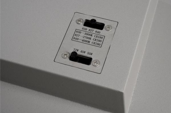 3-Phasenleuchte - Set, Draconis, 72W, 2700/3500/4000 K, Hellgrau