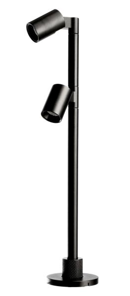 Vitrinenleuchte - Herculis Double 200 mm, 2 W, 3000 K, Schwarz