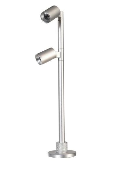 Vitrinenleuchte - Herculis Double 200 mm, 2 W, 3000 K, Silber