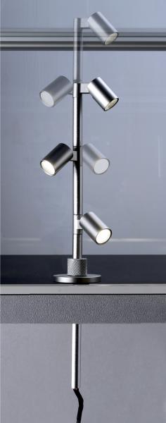 Vitrinenleuchte - Herculis Double 200 mm, 2 W, 3000 K, Silber