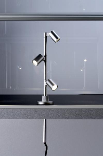 Vitrinenleuchte - Herculis Triple 250 mm, 3 W, 4000 K, Silber