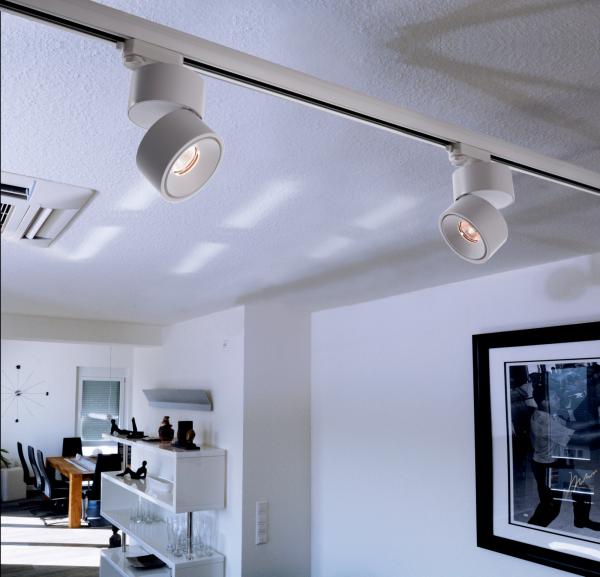 3-Phasen-Spot - Uni 2 Tilt, 17 W, DIM, 3000 K, Weiß