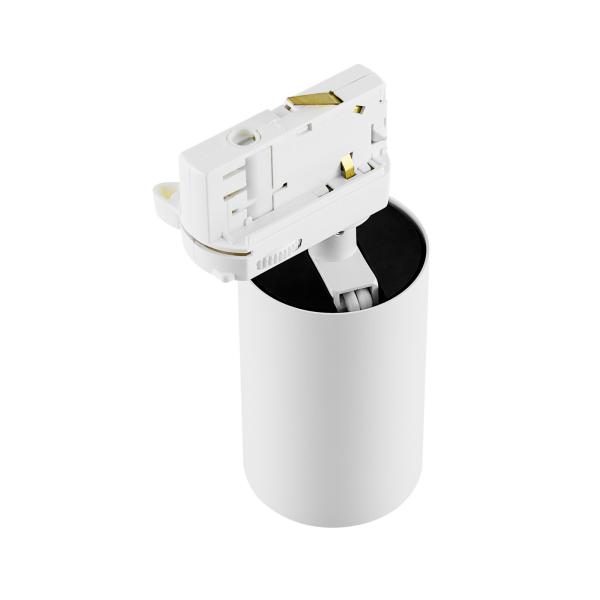 3-Phasen-Spot - Can, 1x max. 7,5 W GU10, Weiß