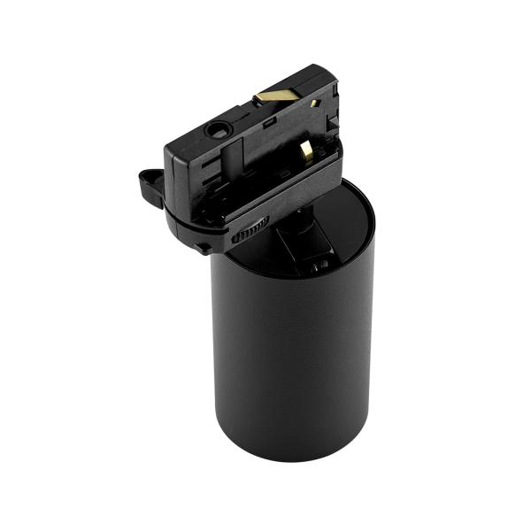 3-Phasen-Spot - Can, 1x max. 7,5 W GU10, Schwarz