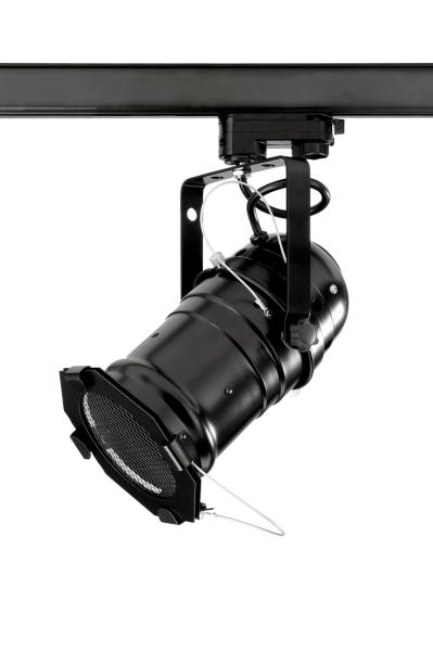 3-Phasen-Spot - Studio PAR 30, 1x max. 42 W E27, Schwarz