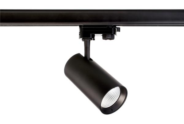 3-Phasen-Spot - Horus, 10 W, 3000 K, Schwarz