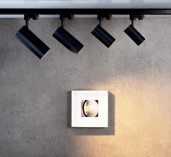 3-Phasen-Spot - Horus, 30 W, 3000 K, Schwarz