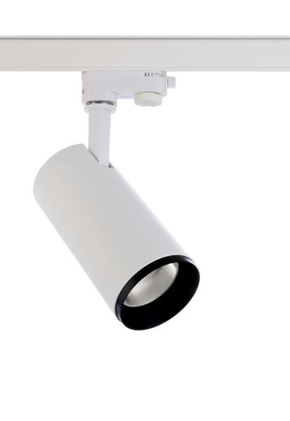 3-Phasen-Spot - Lucea 15 CCT, Tilt, 15 W,  DIM, 3000/4000 K, Weiß