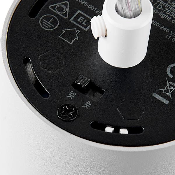 3-Phasen-Pendelleuchte - Lucea 10 CCT, 10 W, DIM, 3000/4000 K, Weiß