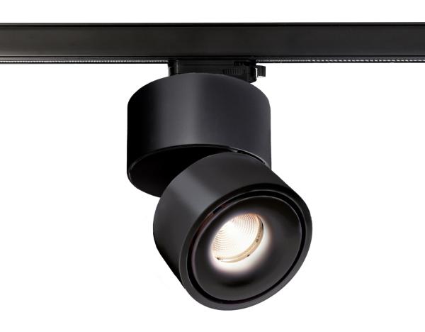 3-Phasen-Spot - Uni 2 Tilt, 17 W, DIM, 3000 K, Schwarz