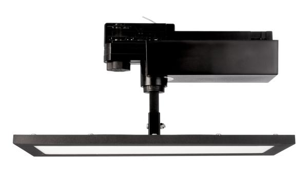 3-Phasenleuchte - Panel Track Light, 20 W, 3000 K, Schwarz
