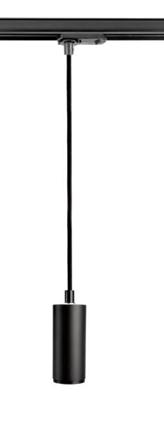 1-Phasenleuchte-Pendelleuchte - Lucea 6, 6 W, DIM, 2700 K, Schwarz