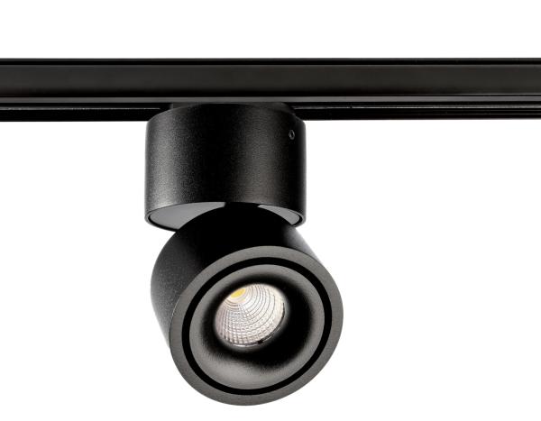 1-Phasen-Spot - Uni 2 Mini, Tilt, 11,3 W, DIM, 2700 K, Schwarz