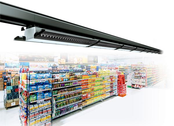 3-Phasenleuchte - Linear Pro, Fold, 50 W, 3000 K, Weiß