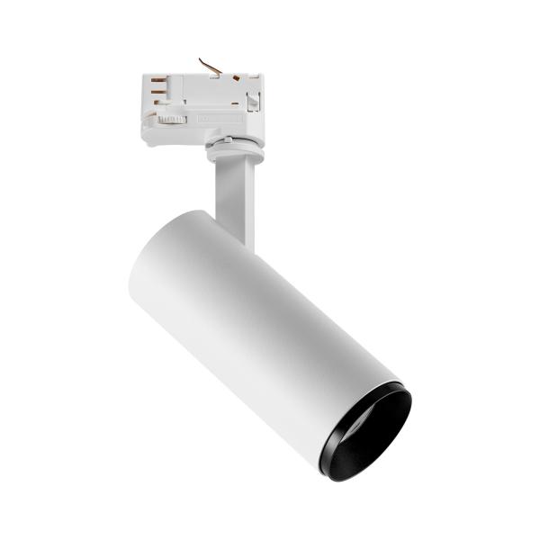 3-Phasen-Spot - Lucea 10 DTW Tilt, 10 W, 1800-2700 K, Weiß