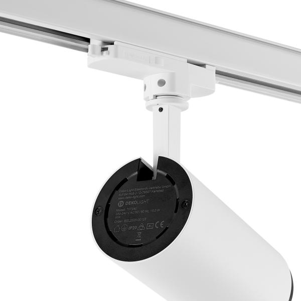 3-Phasen-Spot - Lucea 15 Tilt, 15 W, DALI, 2700 K, Weiß