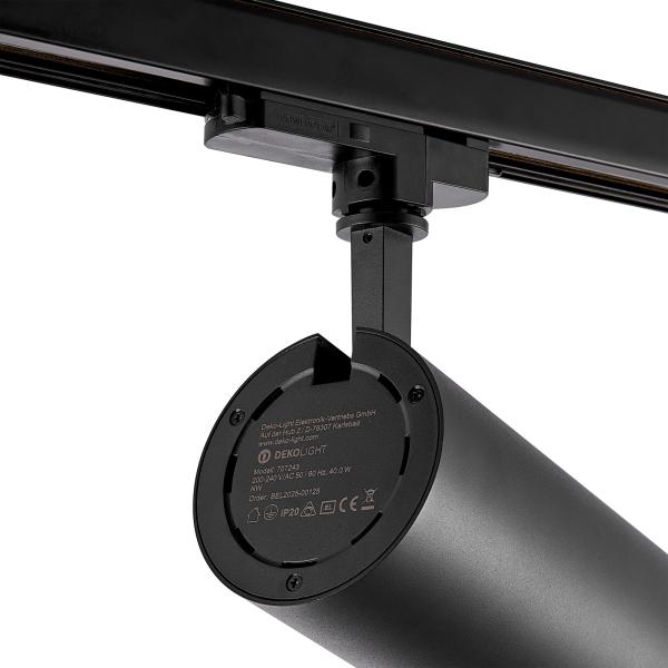 3-Phasen-Spot - Lucea 40 Tilt, 40 W, DALI, 4000 K, Schwarz